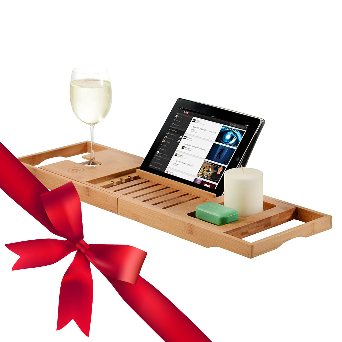 Bamboo buy bathtub tray