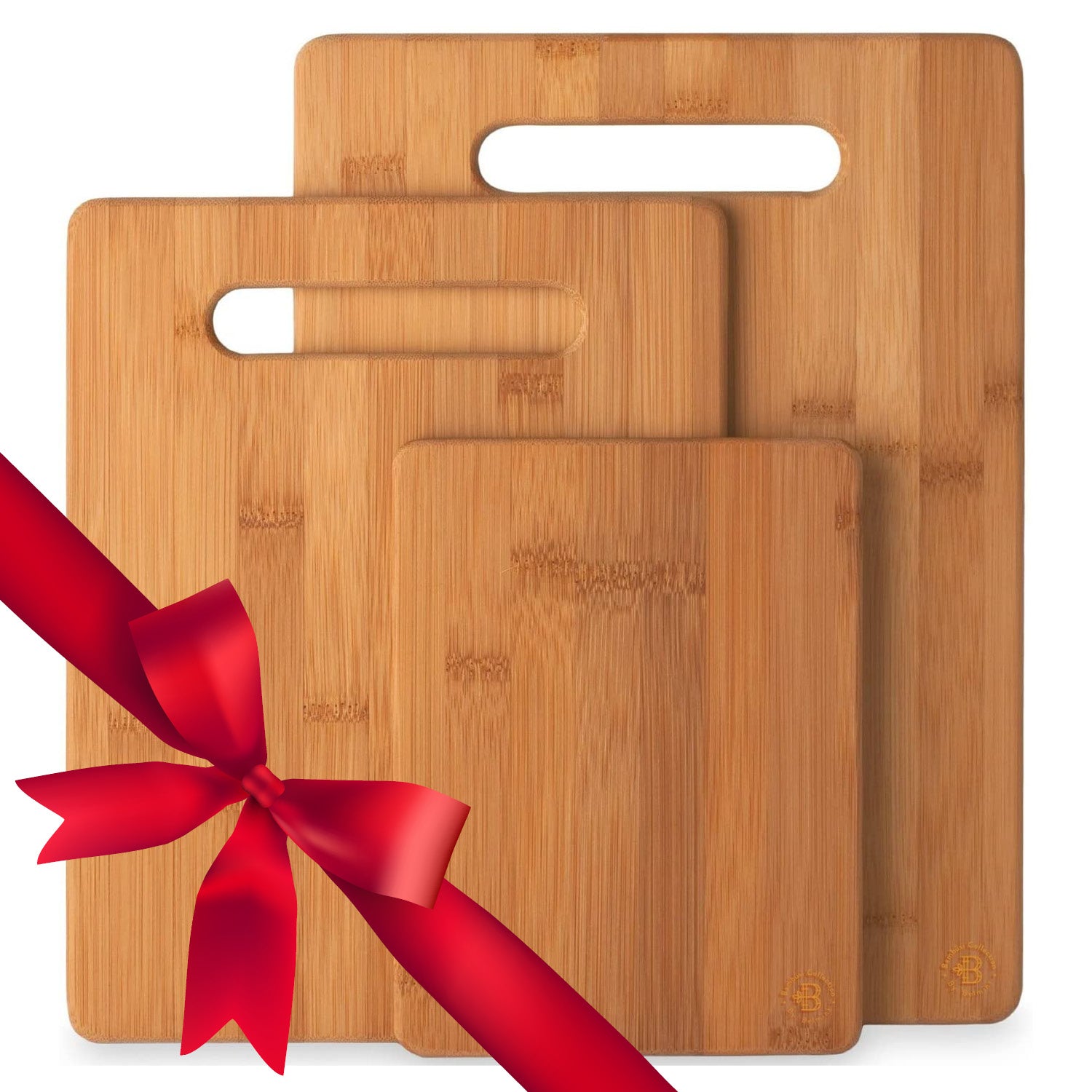 Classic Cuisine Set of 3 Bamboo Cutting Boards 